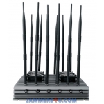 12 Antenna 5G 4G 5Ghz WiFi GPS UHF VHF 90W Jammer up to 80m